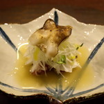 出汁さんろくぼう - 炙りとり貝と鯛のサラダ仕立て (2016.8) 