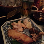 リズ - 魚の西京焼盛合せ。