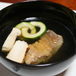 はせ川 - 松茸と甘鯛の吸い物