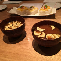 京都石塀小路豆ちゃ 日本橋 - コース料理の味噌汁
