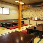 Yamada ya - 2階は、約30名まで入れるお座敷です。いろいろな宴会にご利用ください。貸切も承ります。