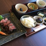 모리 Q - 【ランチ】信州和牛ステーキセット