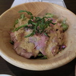 自家製ローストビーフのサラダ