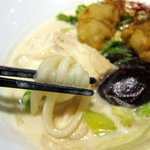 あんぷく - カキのチーズ味噌クリームうどん　１１８０円