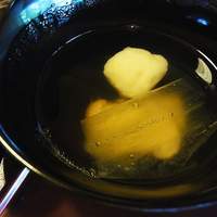 浮月楼 - お椀(真薯　松茸　朧昆布)