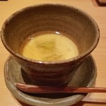 鮨　あずま - 焼き茄子のあんかけ茶わん蒸し