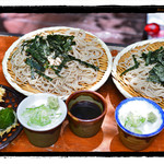 深大寺そば 青木屋 - 深大寺そば　青木屋　大盛りと並