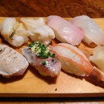 Sushi Tsukiji Nihonkai - 〆の握り、大きめ、