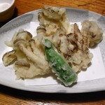 寿司 築地日本海 - 松茸の、天ぷら、