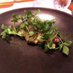 レストラン マノワ - 前菜（ハモのフリット クレソンのアイスと共に）（2016.7）