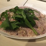 クワトロチンクエ - 海老と貝柱のクリームリゾット(800円)