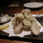 近江鶏せせりの天ぷら（550円）