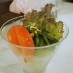 ペンションプチポワ - 夏野菜のサラダ