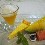 ペンションプチポワ - 夕食・デザート