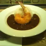 ハーフカレー（エビフライのトッピング）