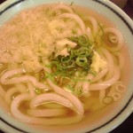 釜揚げうどん岡じま - かけうどん(小) ２２０円(税込)(2016年7月31日撮影)