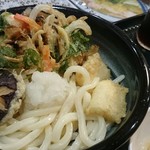 讃岐うどん 菊家 - 天ぷら生醤油うどん