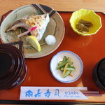 割烹　若鮨 - 焼き魚定食(ランチタイム）　税別￥８５０　
