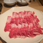 しゃぶしゃぶ・すし　八山 - しゃぶしゃぶ肉