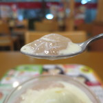 Gasuto - 白桃ゼリー バニラアイス添えリフトアップ