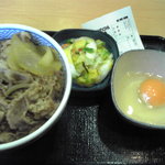 吉野家 - 2010/10/19　牛丼＋お新香＋玉子