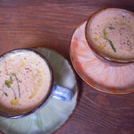 cafe EZE - 金時豆のピリ辛スープ