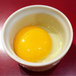 上等カレー - サービス生卵