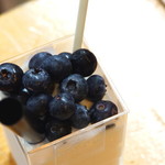 菓子工房 大とろ牛乳 - 大とろ牛乳 + ブルーベリー　2016.07.25