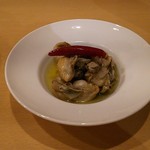 cafeローリエ - 広島産牡蠣のマリネ