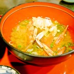 鮨・和食処さすよ亭 - 沼津地魚丼のカニ汁