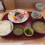 かがのと海鮮処 旬魚亭 - 刺身定食８８０円