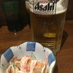 うち田 - ビールとお通し