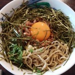 納豆蕎麦（冷かけ蕎麦）