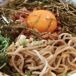 納豆蕎麦（冷かけ蕎麦）