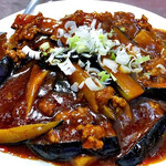 老広東 - 麻婆茄子飯（激辛）（２０１６年８月）