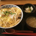 おふくろの味 3・5食堂 - ◉2016/08/03/WED #171 @冷やしラーメン ¥660 ＋ 自家製タレのふわとろ親子丼 ¥500
            