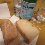 Trattoria Mario - コペルト　0.5ユーロ×2、水　1ユーロ