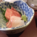 玉ゐ - ランチ丼の刺身