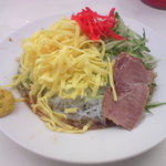 博多天神 - 冷し中華（大盛・辛子多め）５００円(2016.8.5)