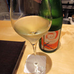 祇園 きだ - Clement Klur Edelzwicker2014 グラス