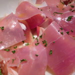 オステリア 月市 - 生ハムいちじくフルーツトマトの冷菜