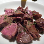 オステリア 月市 - レバー、砂肝、ハツのグリル