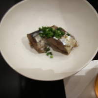 郷土料理くらわんか - お通し（秋刀魚）