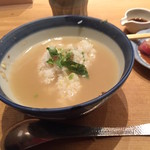 日本橋海鮮丼 つじ半 - 鯛出汁茶漬け