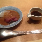 日本橋海鮮丼 つじ半 - 鯛出汁茶漬け用の刺身