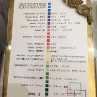 クイントカント - 本日のメニュー