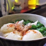 よしもと食堂 - とうふアーサそば