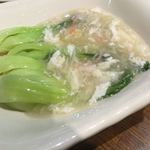 中華料理 周苑 - 青梗菜 カニあんかけ