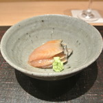 神保町 傳 - 釣りたての鰆、静岡の山葵