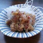 なぶら - お通しの鰯なめろう